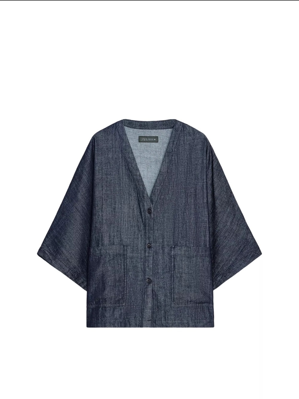 Zara Relaxed Denim Shirt